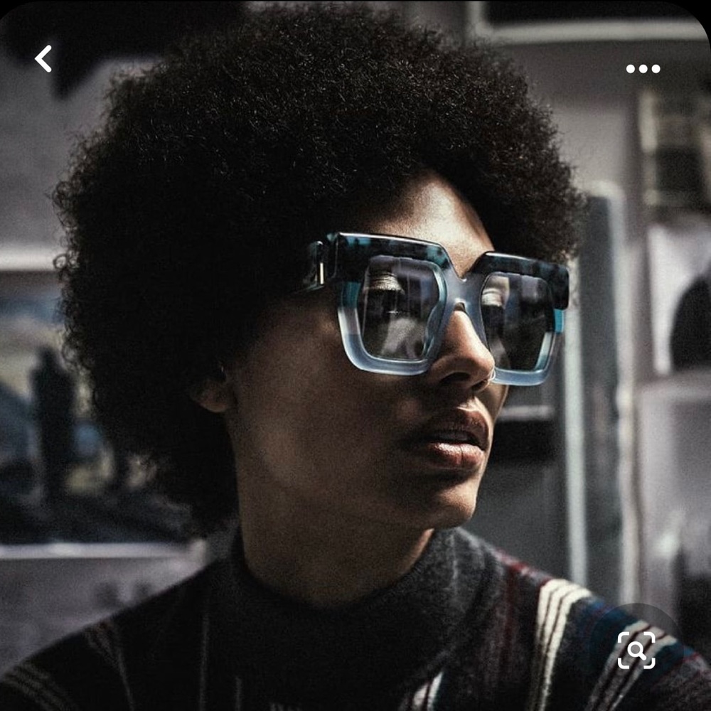 RARE Jacques Marie Mage Blue Lipton Microbatch Eyewear